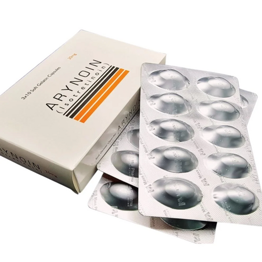 Buy Arynoin Soft Gelatin Capsules 20mg For Remove Acne By Pharma Health With Best Price In Pakistan