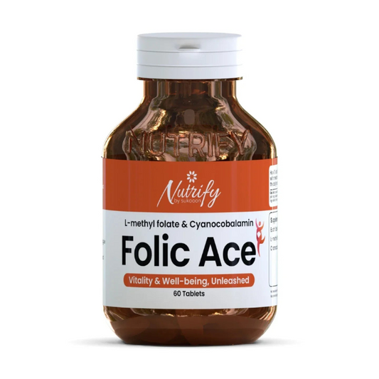 Nutrify FOLIC ACE | Vitality & Well-Being, Unleashed 60 Tablets