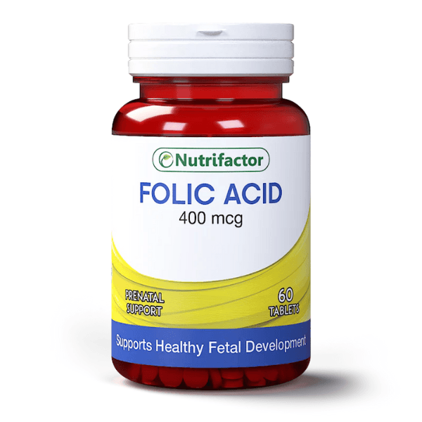 Buy Nutrifactor Folic Acid 400mcg 60 Tablets - AAB Fashion Galleria