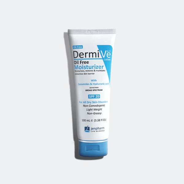 Buy Dermive Oil Free Moisturizer 100ml For Normal, Oily and combination skin type By Jenpharm With Best Price In Pakistan - AAB Fashion Galleria