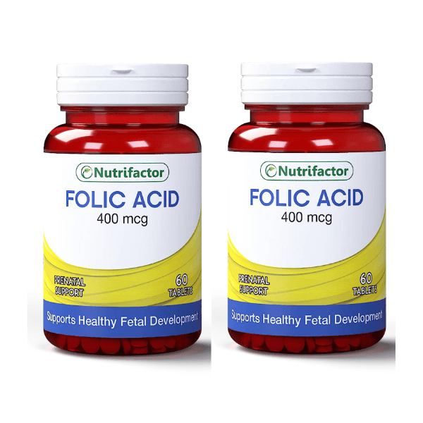 Buy Nutrifactor Folic Acid 400mcg 60 Tablets - AAB Fashion Galleria