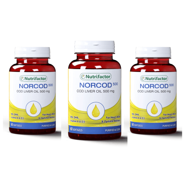 Buy Nutrifactor Norcod 500 60 Softgels - AAB Fashion Galleria