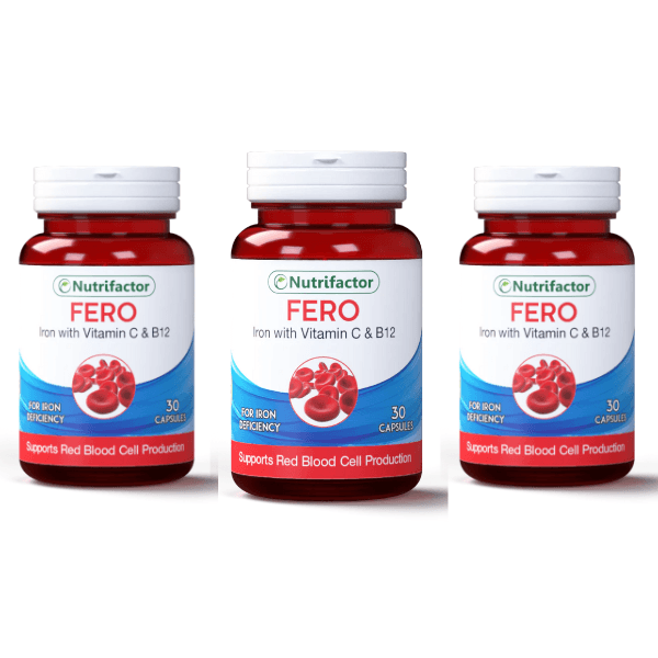 Buy Nutrifactor Fero 30 Capsules - AAB Fashion Galleria