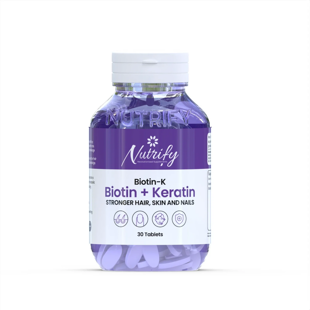 BIOTIN-K (Biotin + keratin) | Stronger Hair, Skin & Nails