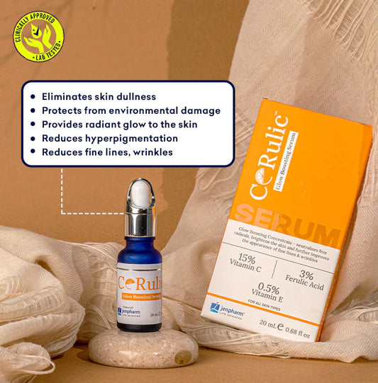 Buy Cerulic Glow Boosting Serum 20ml For Reduces Fine Lines, Wrinkles By Jenpharm With Best Price In Pakistan - AAB Fashion Galleria