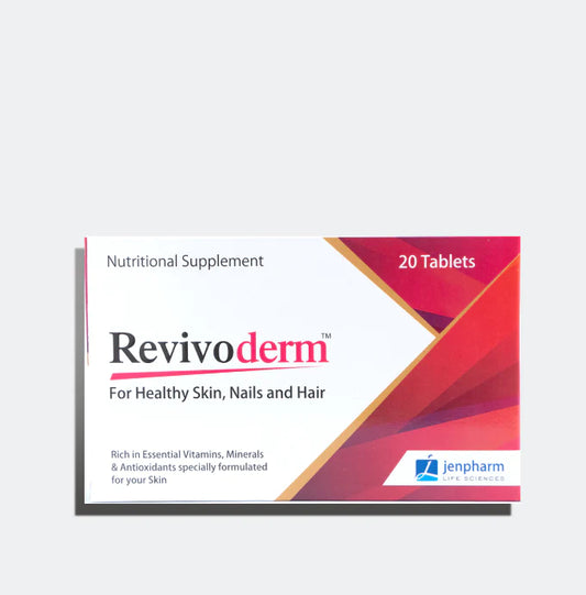 Jenpharm REVIVODERM Boosts Immunity | Healthy Skin, Hair & Nails 20 Tablets